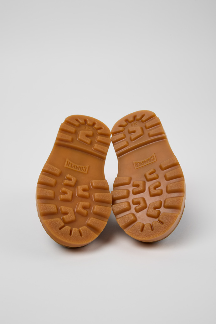 Camper Brutus - Botines azules de piel para niños.