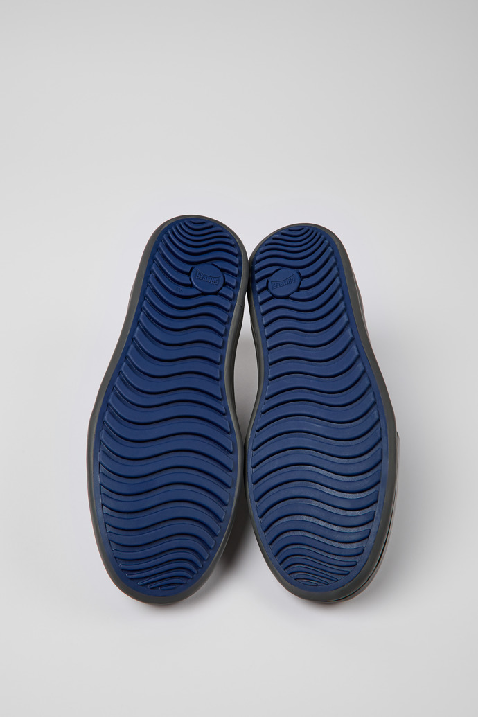 Camper Chasis - Botines de piel verde oscuro para hombre