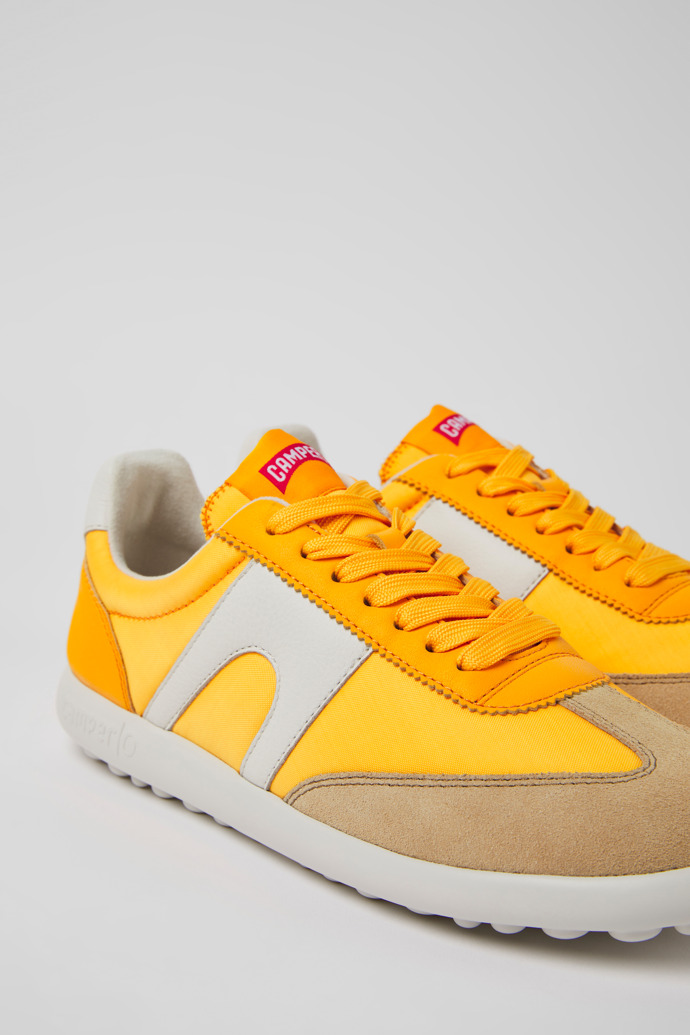 Camper Pelotas XLite - Zapatillas naranjas de piel y textil para mujer