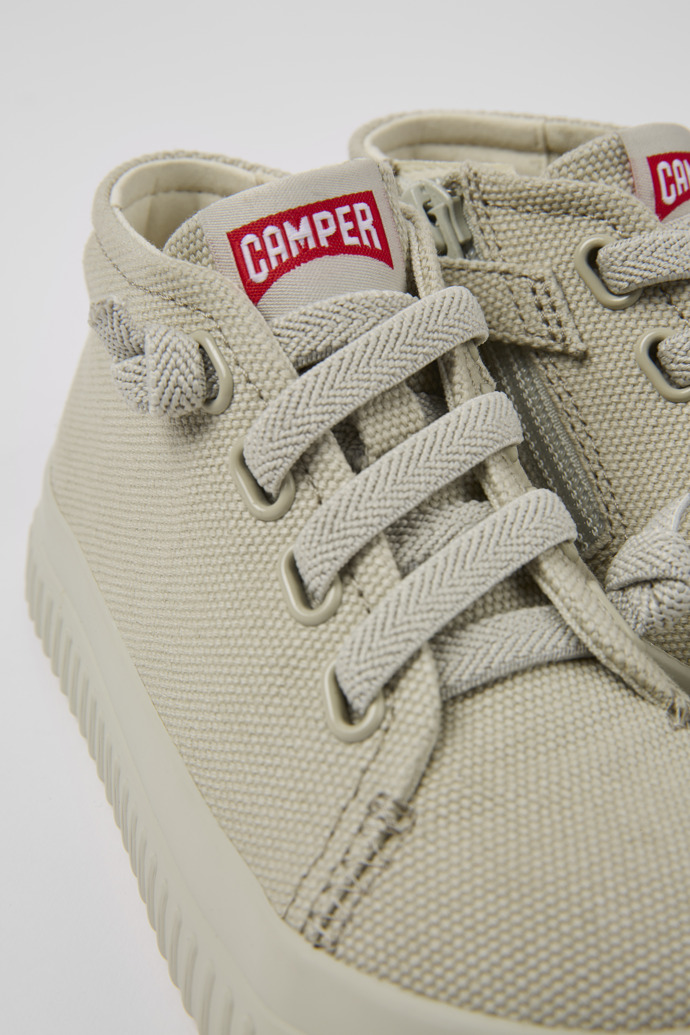 Camper Peu Roda - Zapatilla textil gris para niño.