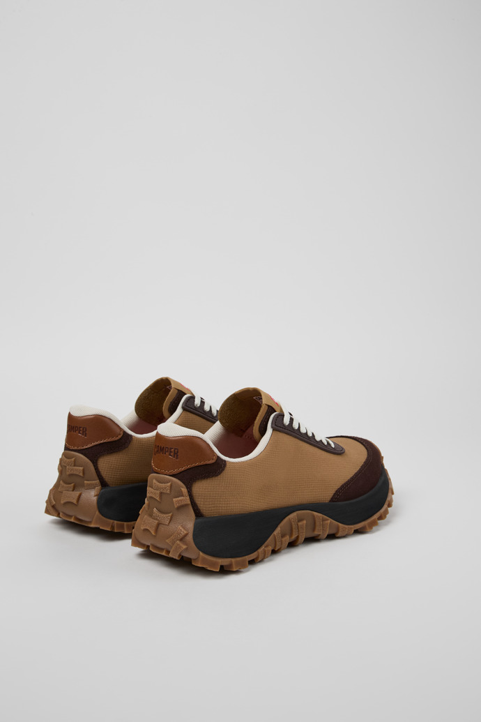 Camper Drift Trail VIBRAM - Zapatillas marrones para mujer de textil y nobuk