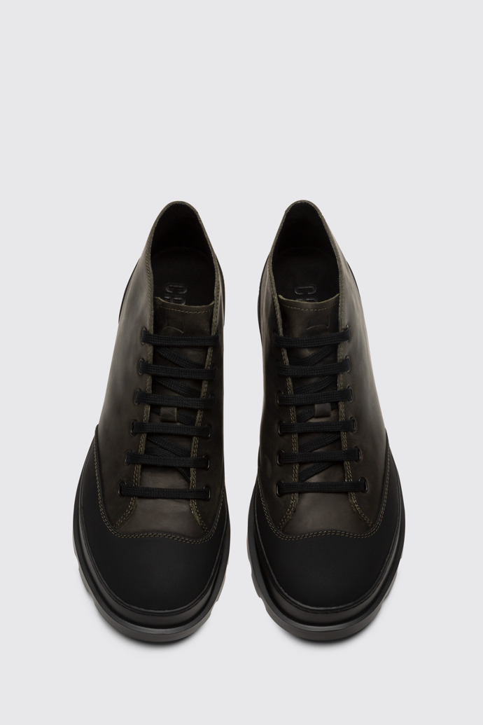 Camper Brutus - Botines para hombre en verde grisáceo