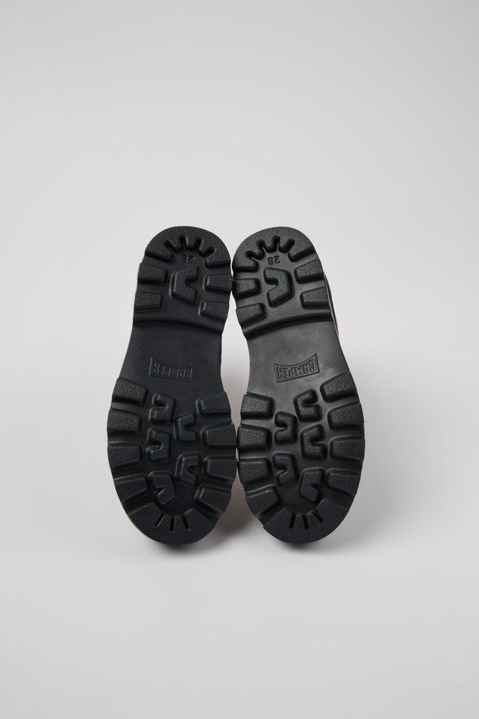 Camper Brutus - Bota Chelsea de piel marrón para niño