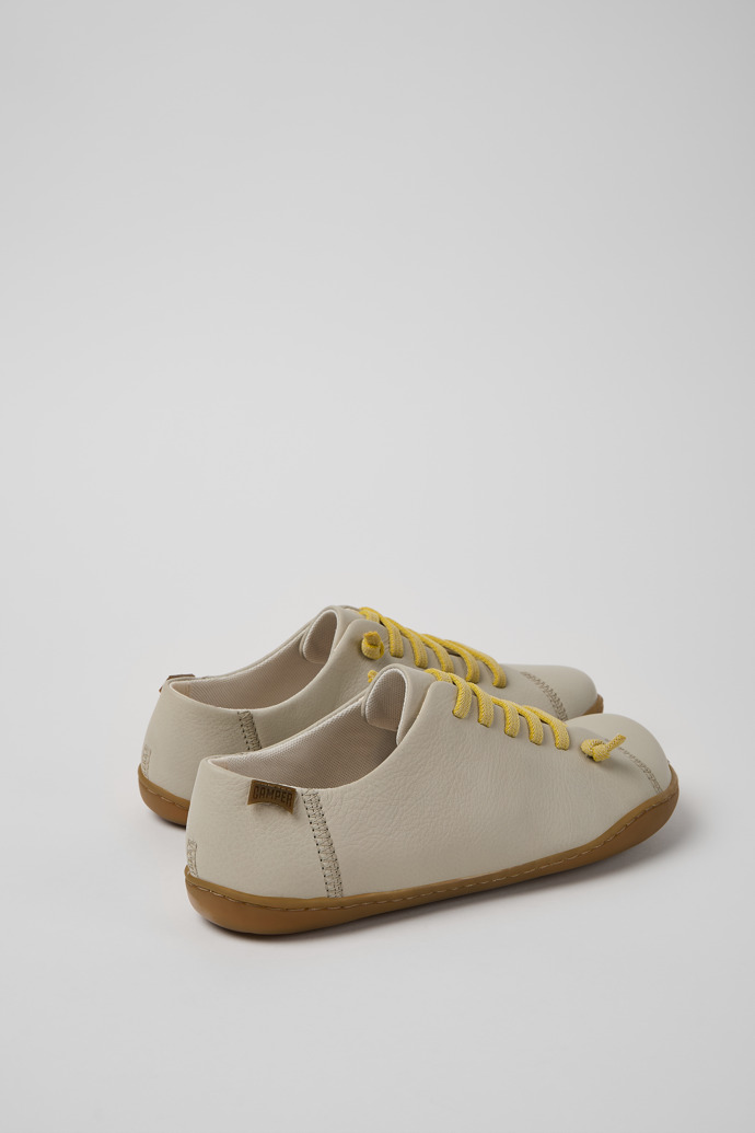 Camper Peu - Zapato de piel gris para mujer.