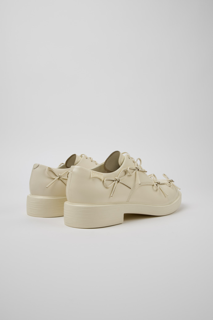 Camper Dean - Zapato de piel blanco para hombre.