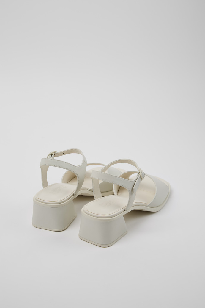 Camper Kora Sandal - Sandalias de piel blanca para mujer
