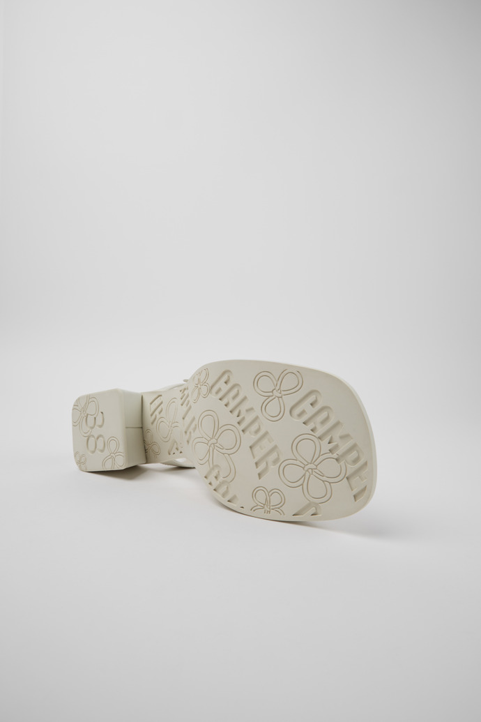 Camper Kora Sandal - Sandalias de piel blanca para mujer