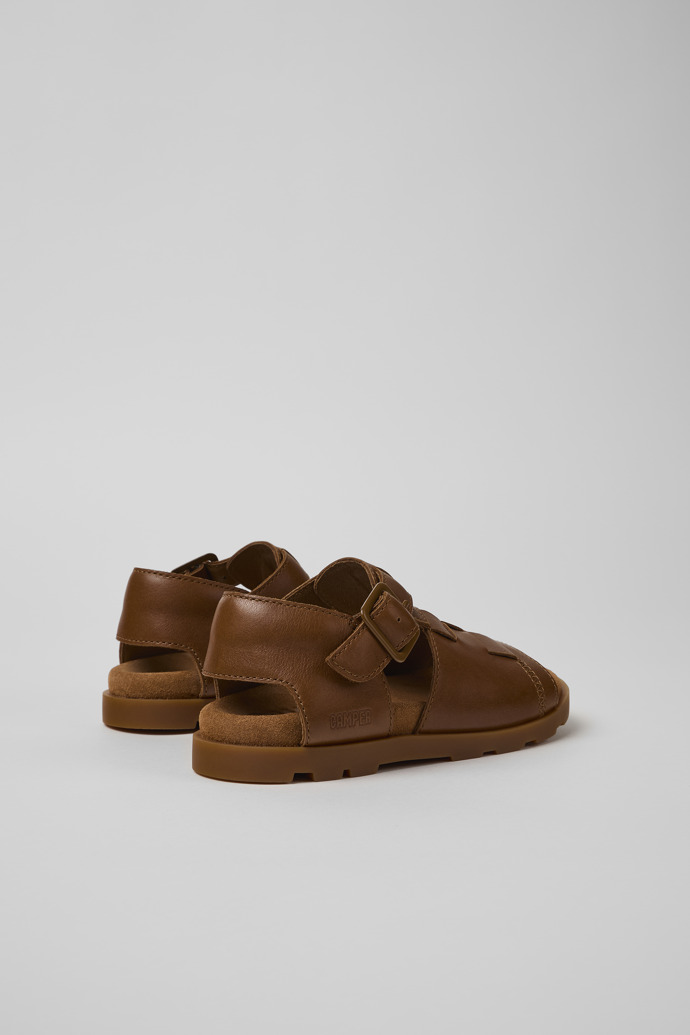 Camper Brutus Sandal - Sandalias de piel marrón