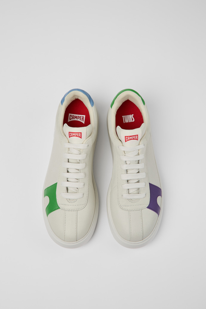 Camper Twins - Zapatillas de piel blancas para hombre
