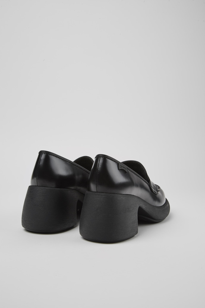 Camper Thelma - Mocasines negros de piel para mujer