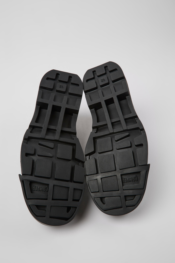 Camper Junction - Zapatos de piel nobuk gris para hombre