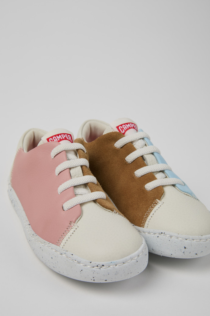 Camper Twins - Zapatillas multicolor de piel y nobuk para niños