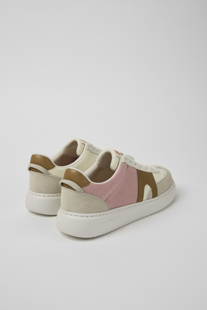 Camper Runner K21 - Zapatillas multicolor para mujer de piel nobuk y textil.