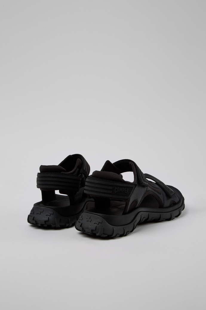 Camper Drift Trail Sandal - Sandalias negras de PET/piel reciclada para hombre.