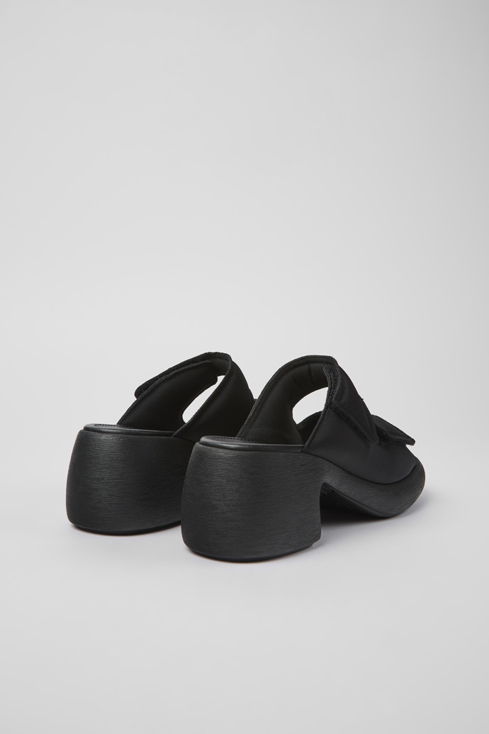Camper Thelma - Sandalias negras de tela para mujer con doble tira