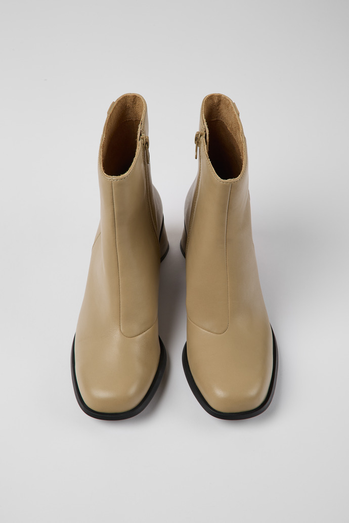 Camper Kiara - Botines beige de piel