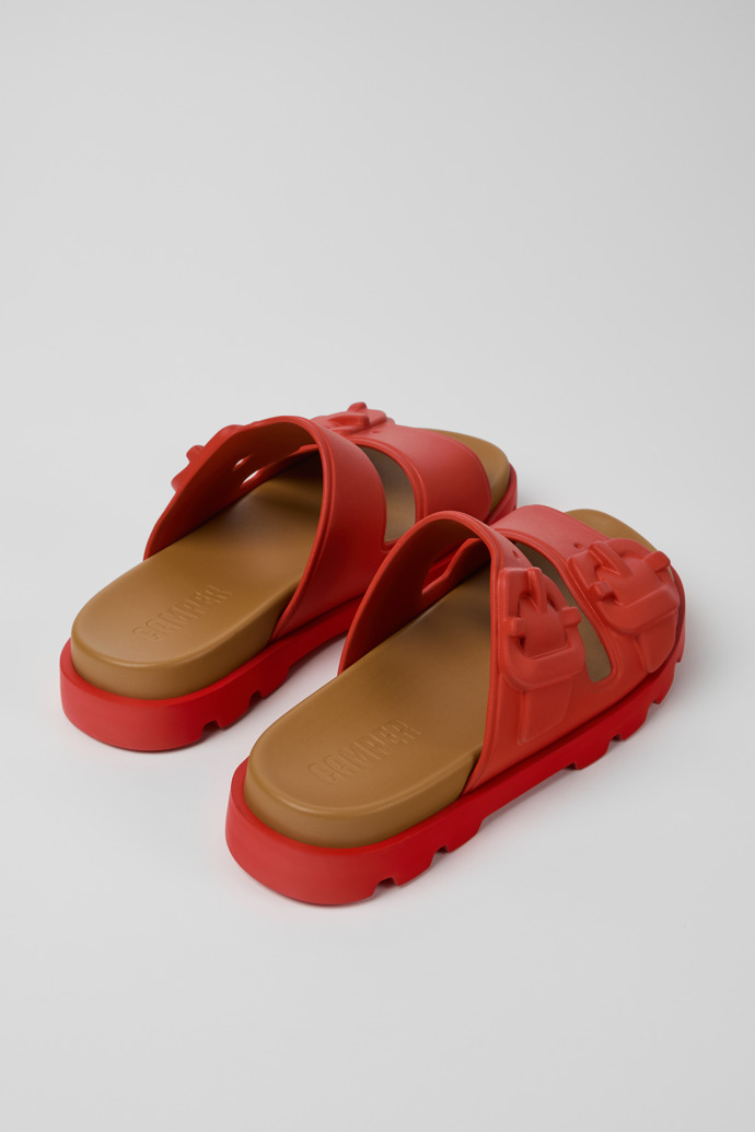 Camper Brutus Sandal - Sandalias rojas de EVA para mujer.