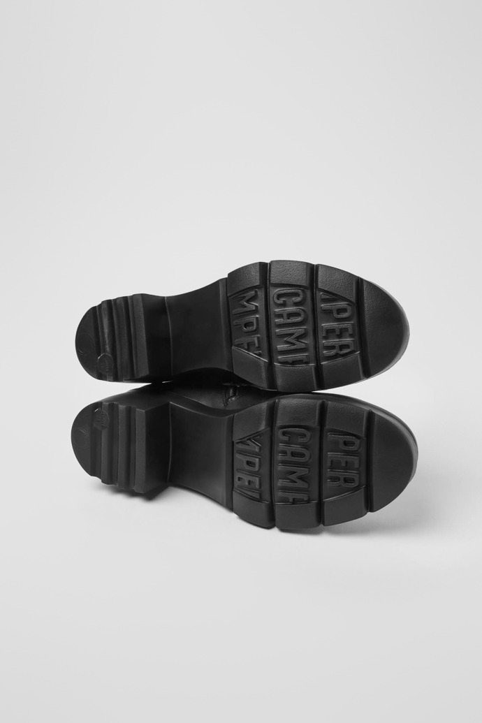 Camper Wanda - Botines negros de piel para mujer.