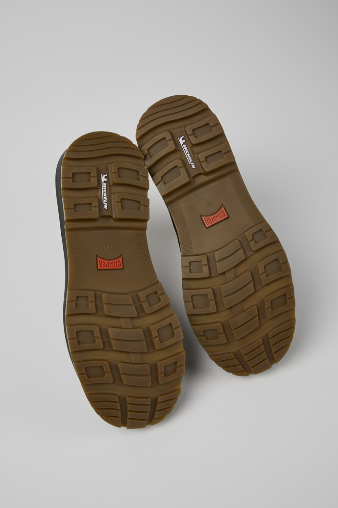 Camper Brutus Trek MICHELIN - Botines marrones de nobuk para mujer.