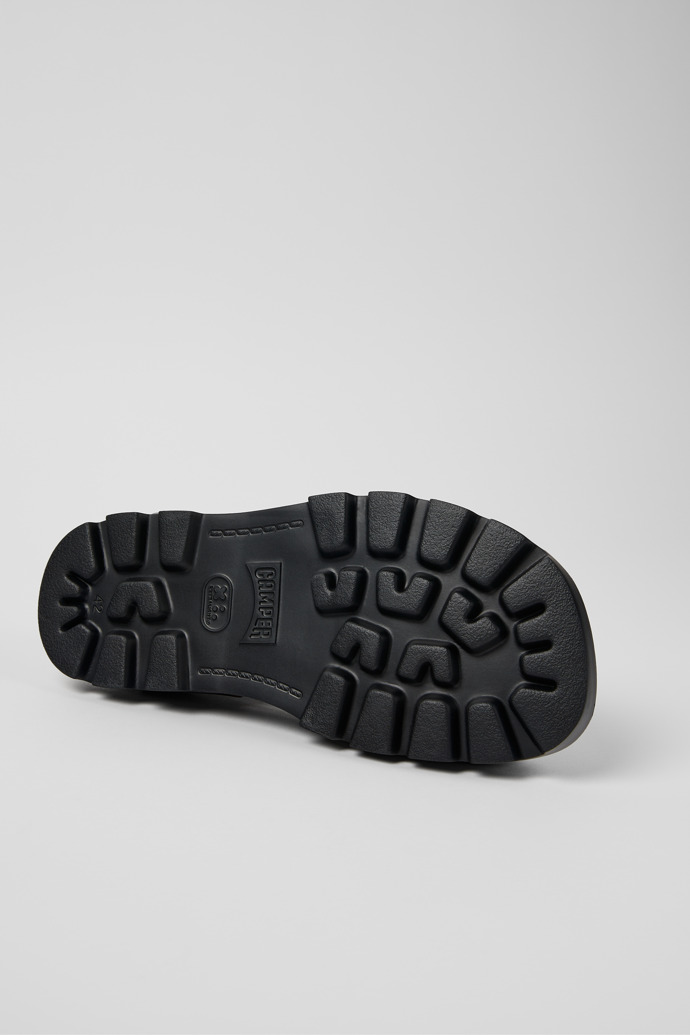 Camper Brutus Sandal - Sandalias negras de piel para hombre