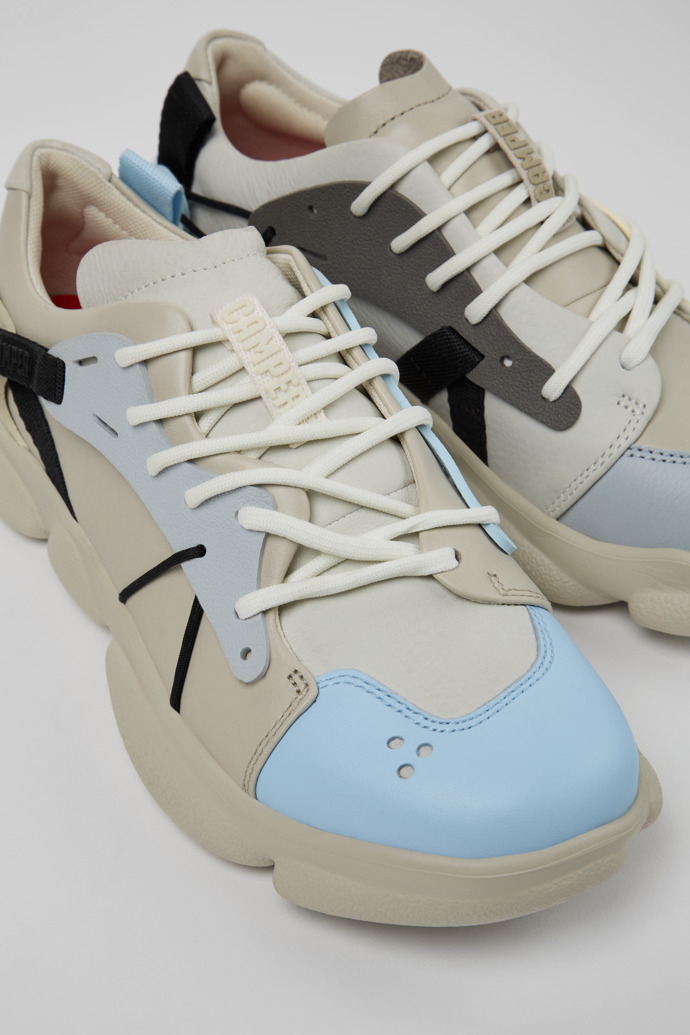 Camper Twins - Zapatillas multicolor de piel y textil para mujer