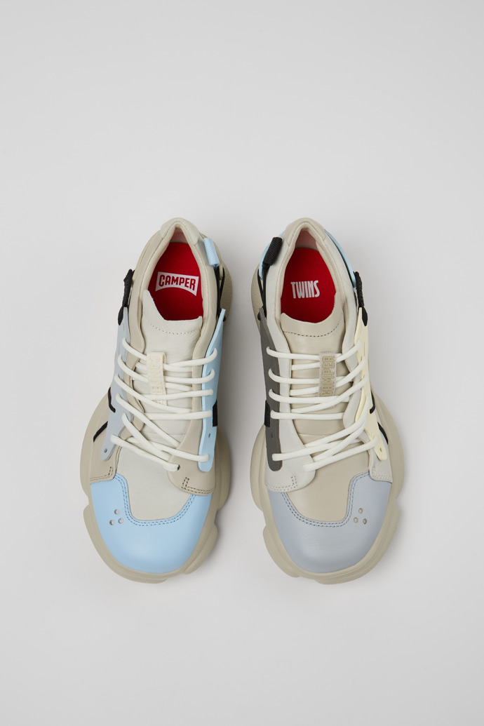 Camper Twins - Zapatillas multicolor de piel y textil para mujer