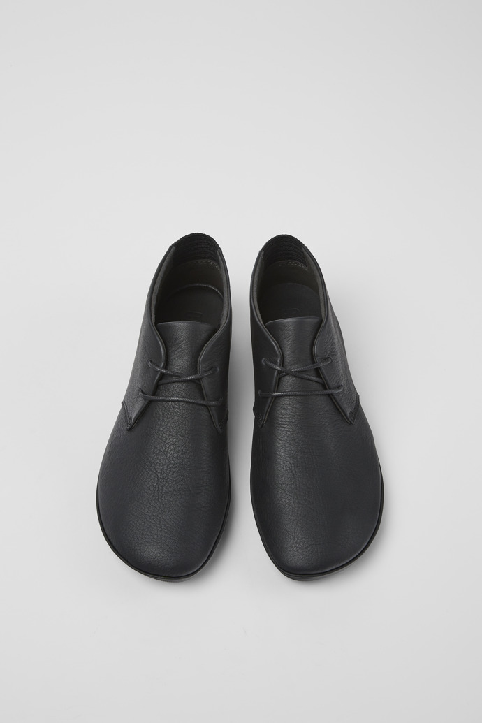 Camper Right Nina - Botines negros de piel para mujer.