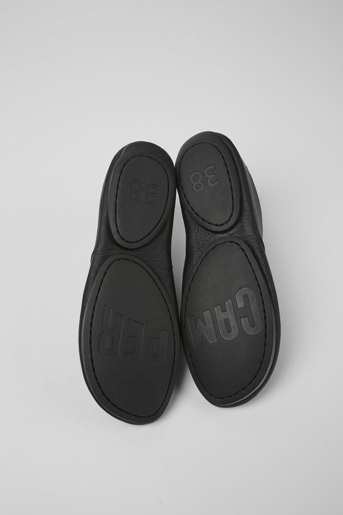 Camper Right Nina - Botines negros de piel para mujer.