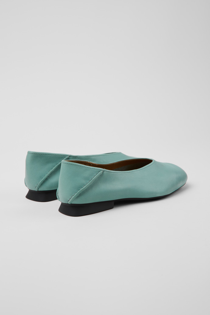 Camper Casi Myra - Bailarinas/mocasines de piel verde para mujer.