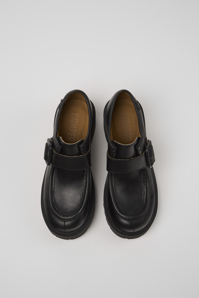 Camper Milah - Zapatos de piel negros para mujer