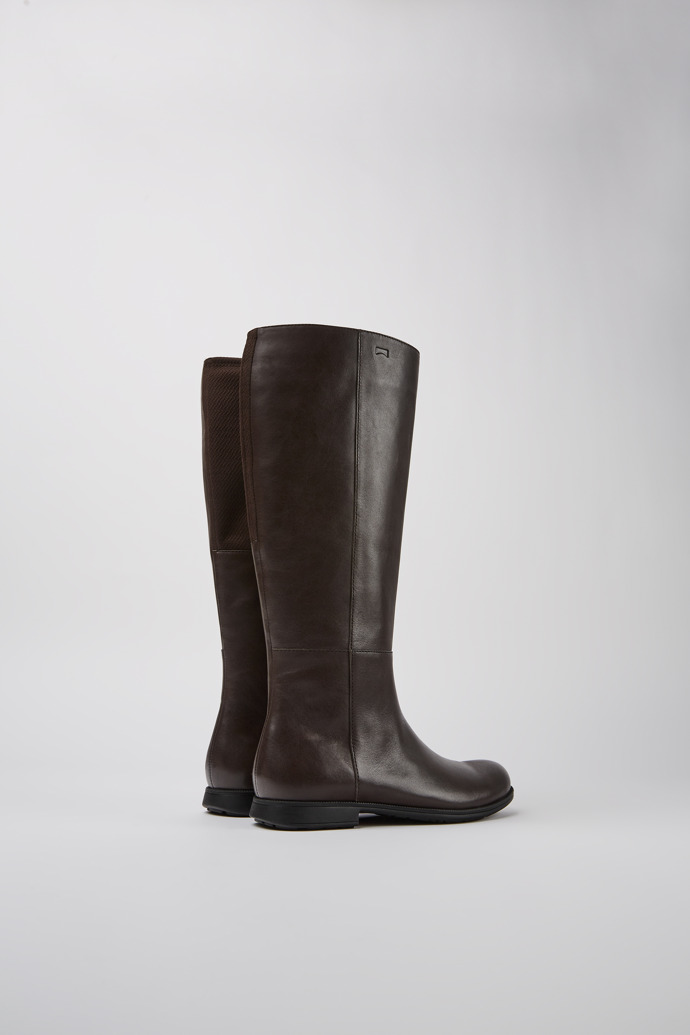 Camper Mil 1913 - Botas altas de piel marrones para mujer.