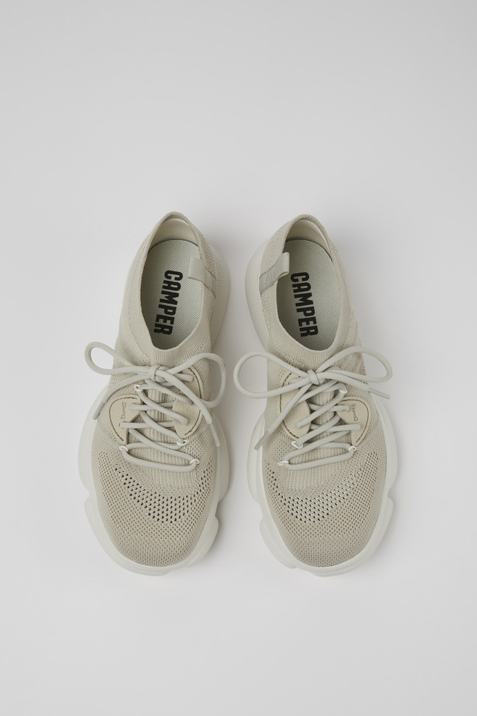 Camper Karst - Zapatillas grises de tela para mujer.