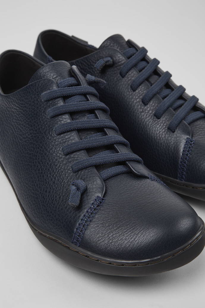 Camper Peu - Zapatos azules de piel para hombre.