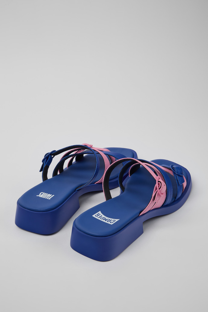 Camper Twins - Sandalias abiertas de piel multicolor para mujer
