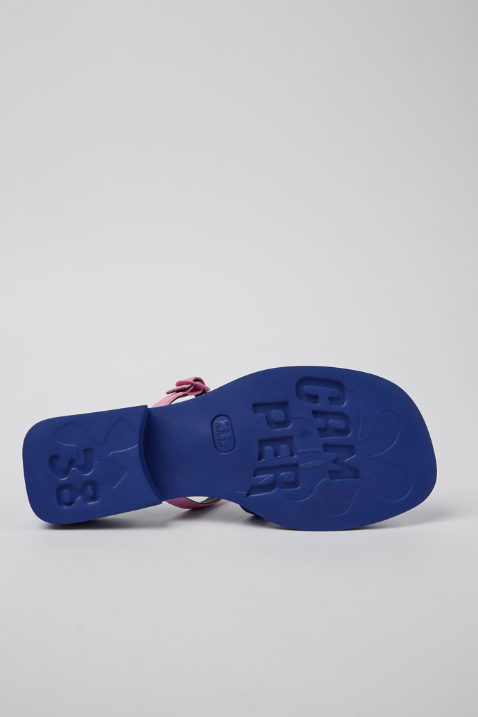 Camper Twins - Sandalias abiertas de piel multicolor para mujer