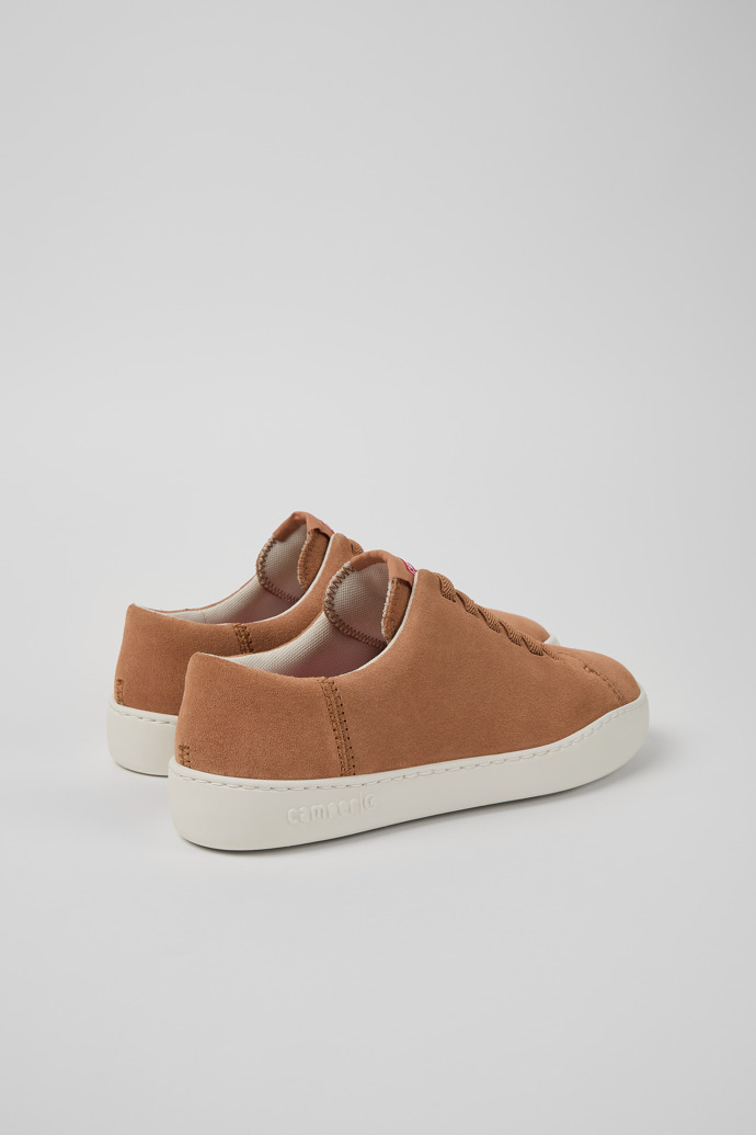 Camper Peu Touring - Zapatillas de nobuk color nude para mujer.