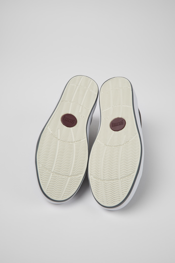 Camper Andratx - Zapatilla marrón de piel para hombre.