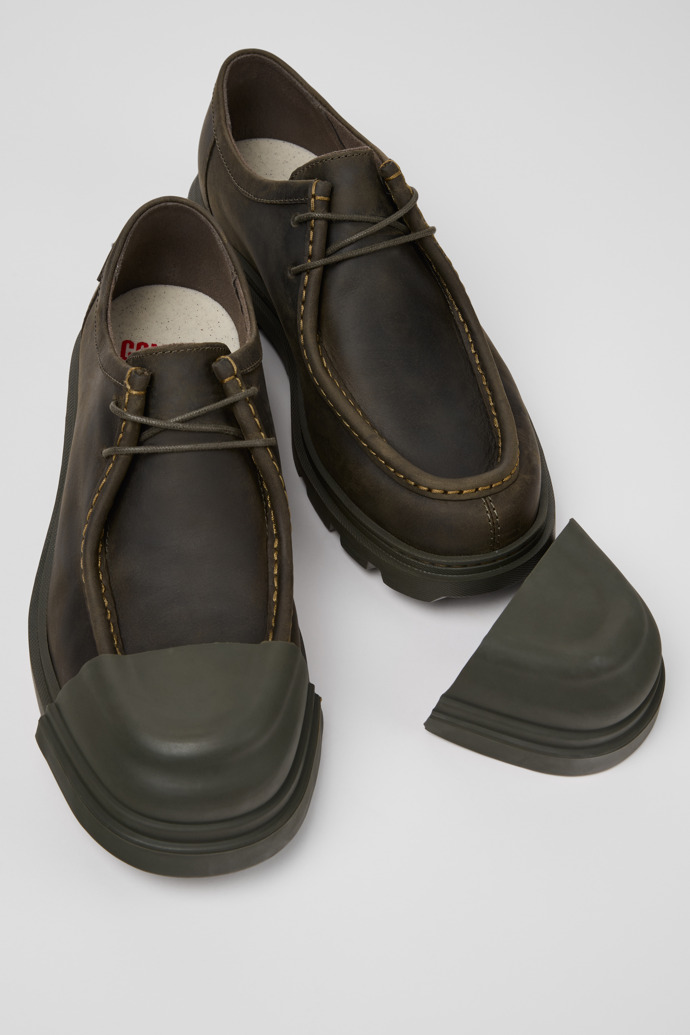 Camper Junction Toe Caps - Puntera de goma verde