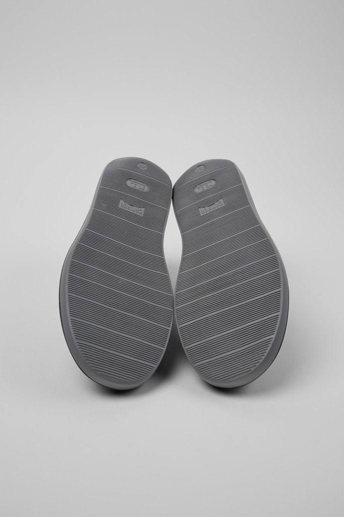 Camper Wagon - Zapatillas grises para hombre de algodón reciclado y nobuk.