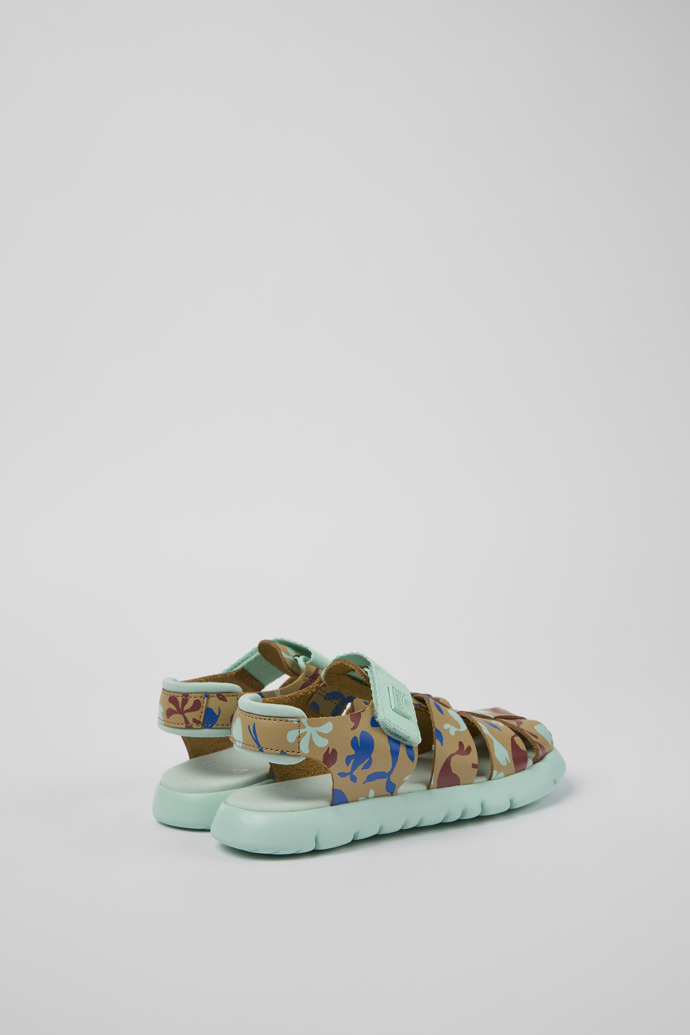 Oruga de Camper - Sandalias de piel/textil multicolor