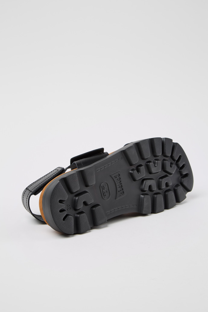 Camper Brutus Sandal - Sandalias de piel negras para hombre.