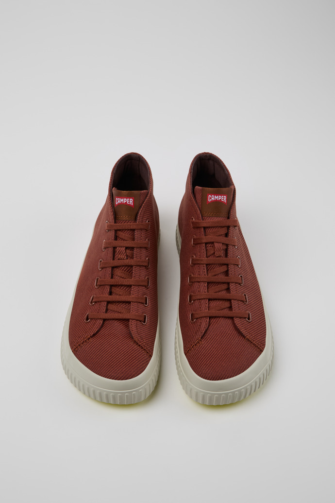 Camper Peu Roda - Zapatillas rojas para hombre de algodón reciclado