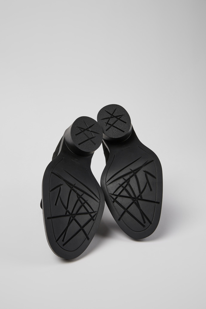 Camper Bonnie - Botines negros de piel nobuk para mujer Botas
