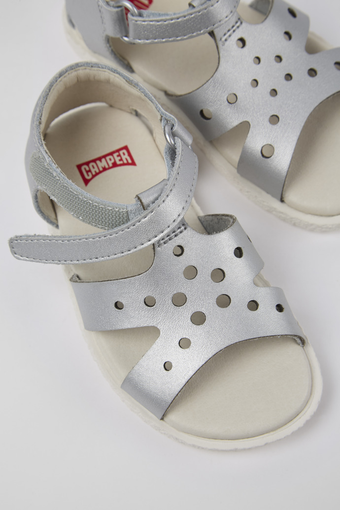 Camper Twins - Sandalias de piel gris