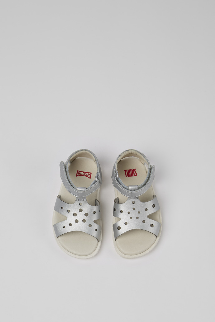 Camper Twins - Sandalias de piel gris