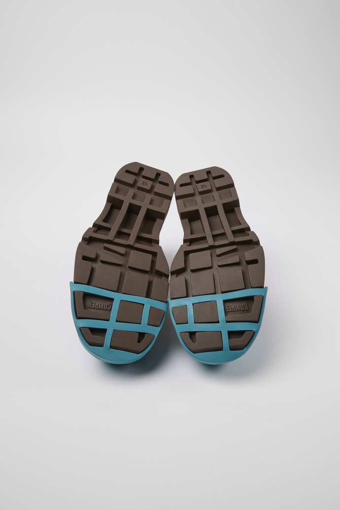 Camper Junction - Zapato marrón para hombre de piel responsable