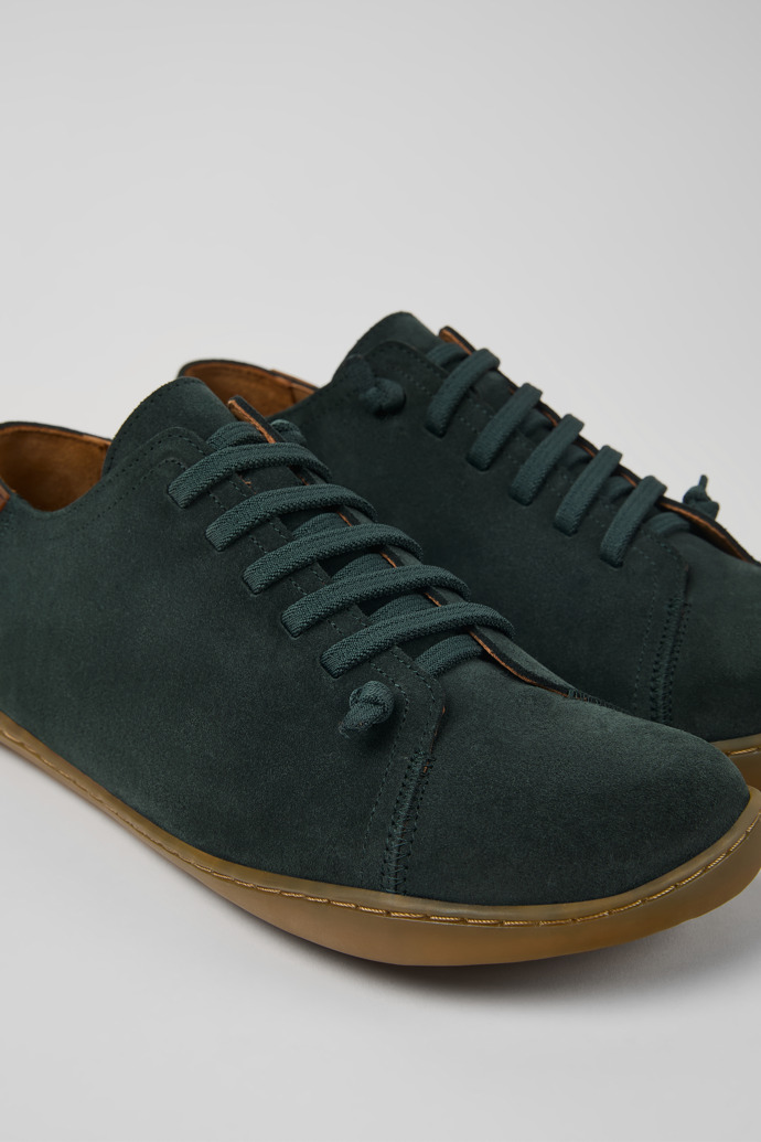 Camper Peu - Zapatos verdes de piel nobuk para hombre