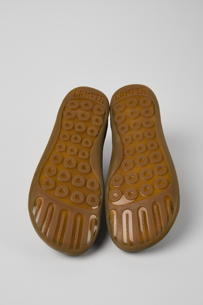 Camper Peu - Zapatos verdes de piel nobuk para hombre