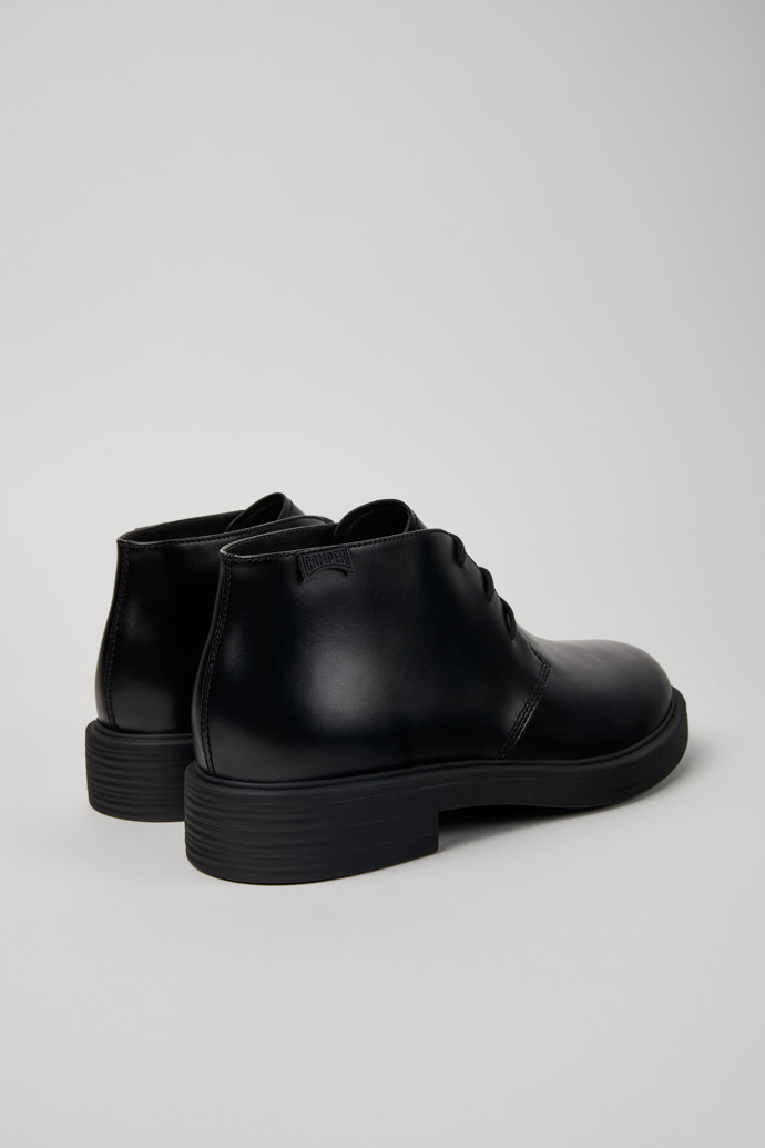 Camper Dean - Botines negros de piel para hombre.