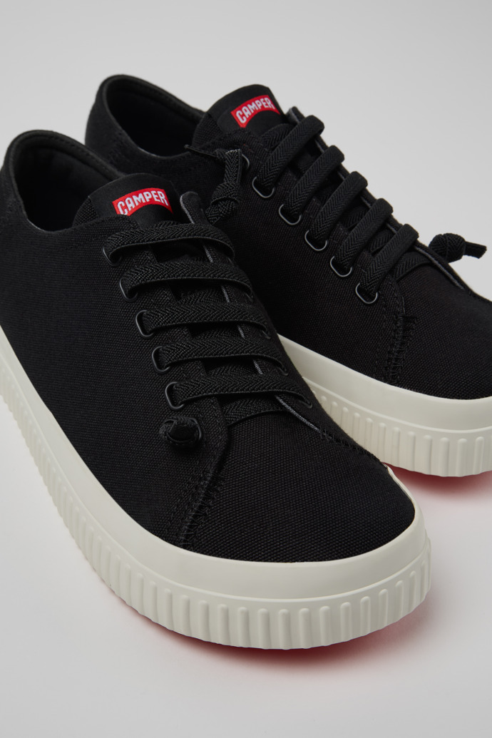 Camper Peu Roda - Zapatillas negras para hombre fabricadas con TENCEL Lyocell.